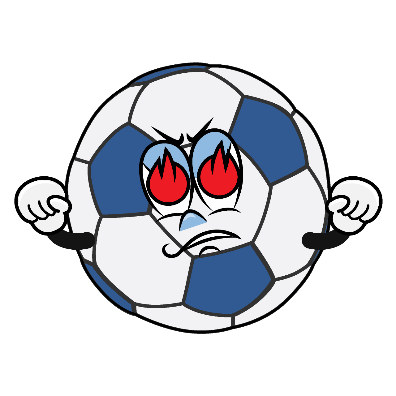 Burning Soccer Ball