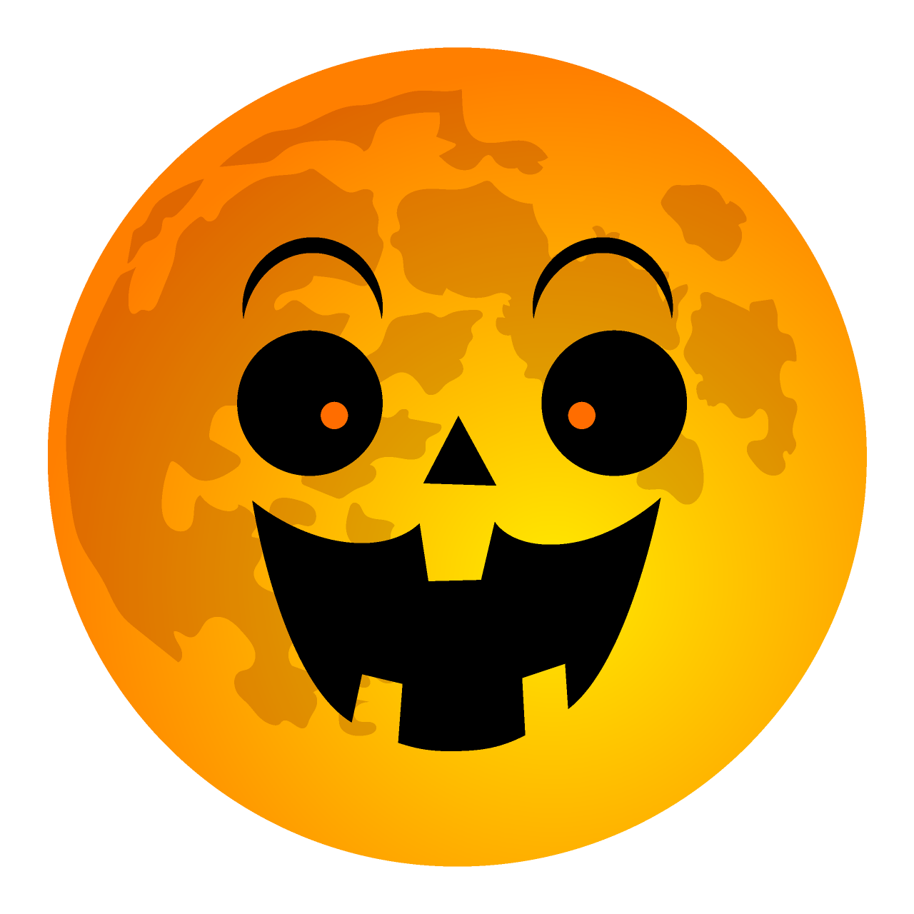 Surprising Halloween Moon