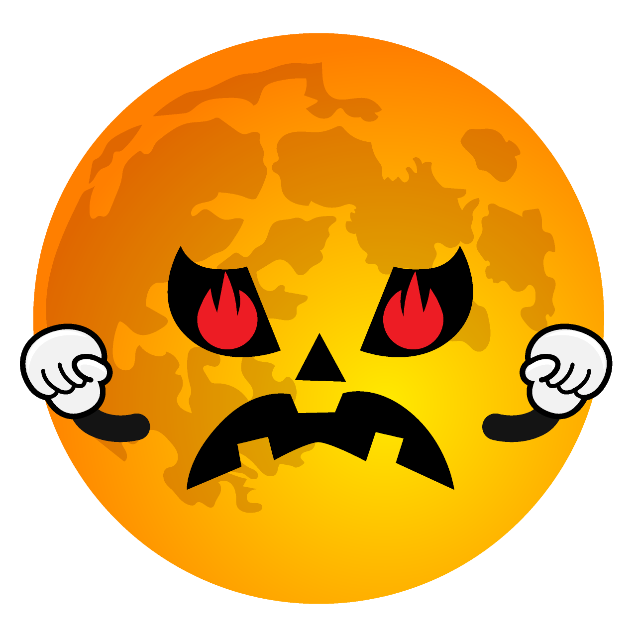 Enthusiasm Halloween Moon