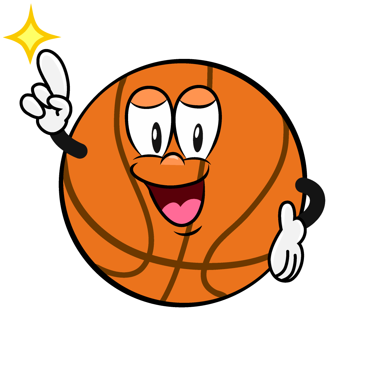 Posing Basketball