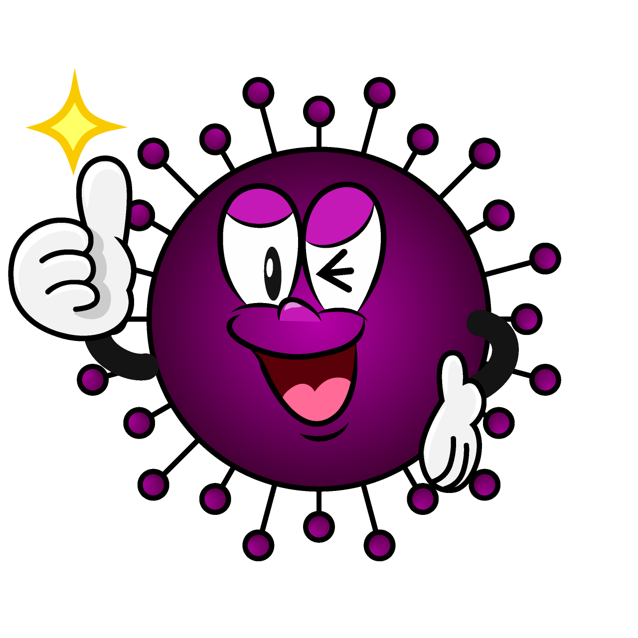 Thumbs up Influenza