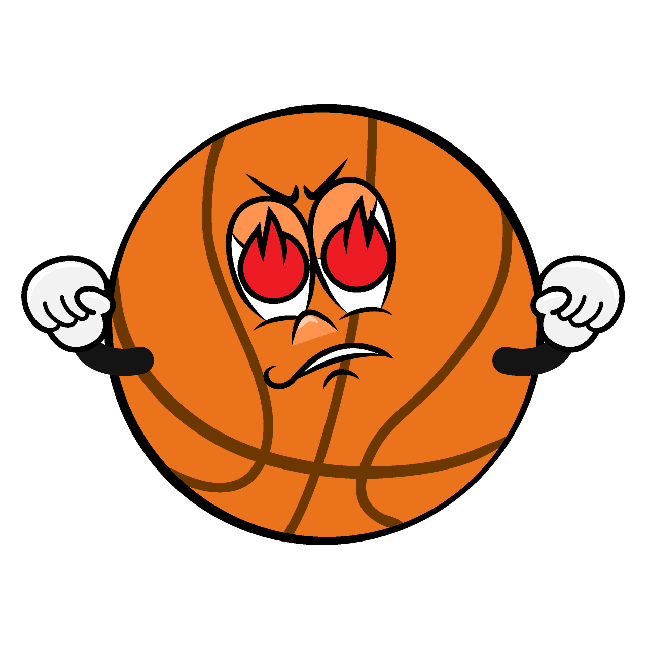 Burning Basketball