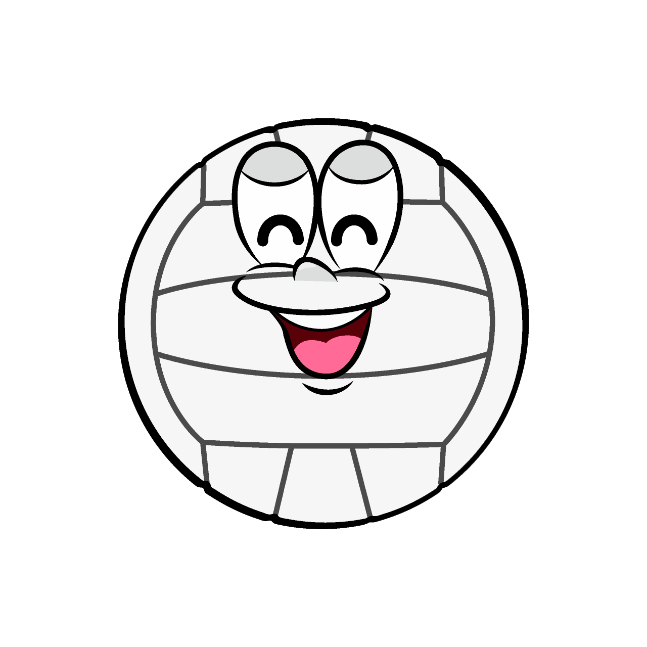 Smiling Volleyball
