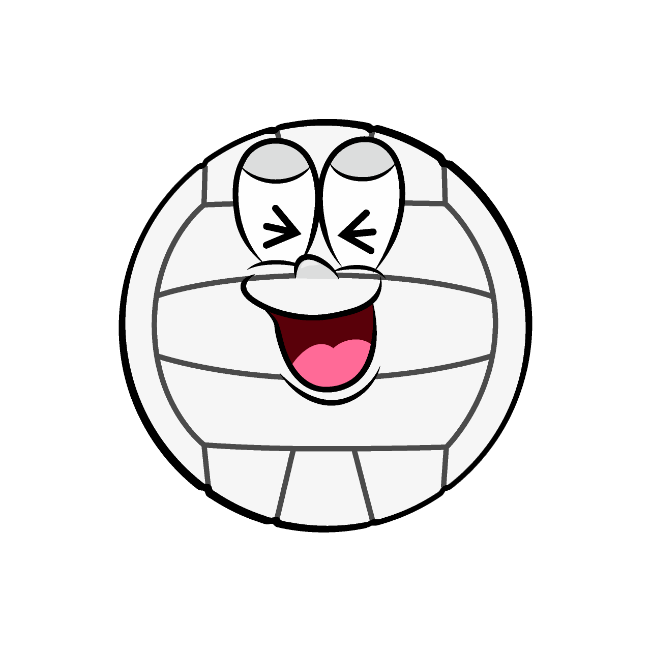 Laughing Volleyball