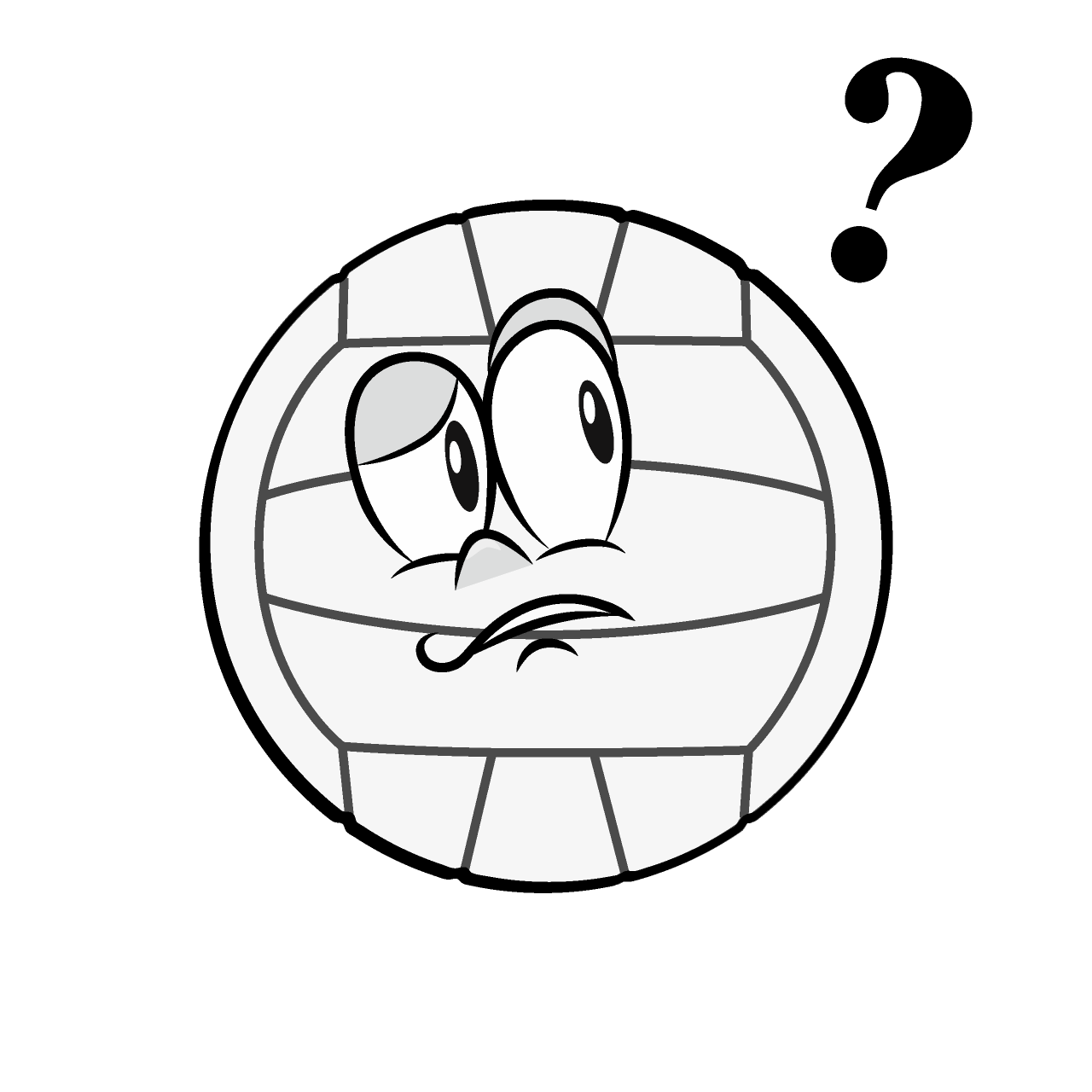 Worried Volleyball