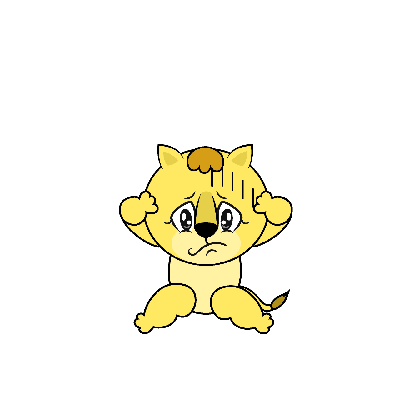 Depressed Lila Lion