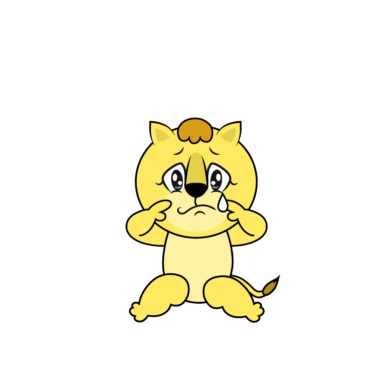 Sad Lila Lion