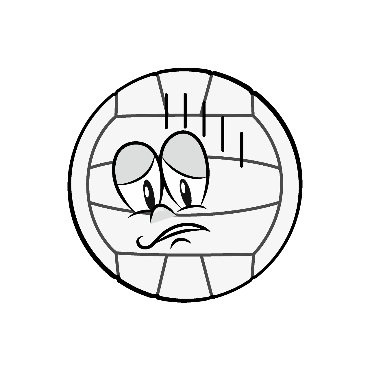 Depressed Volleyball