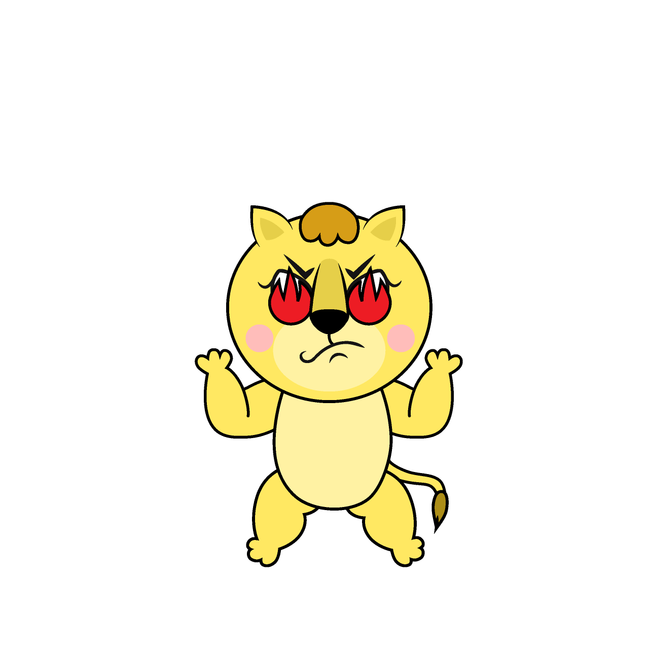 Enthusiasm Lila Lion