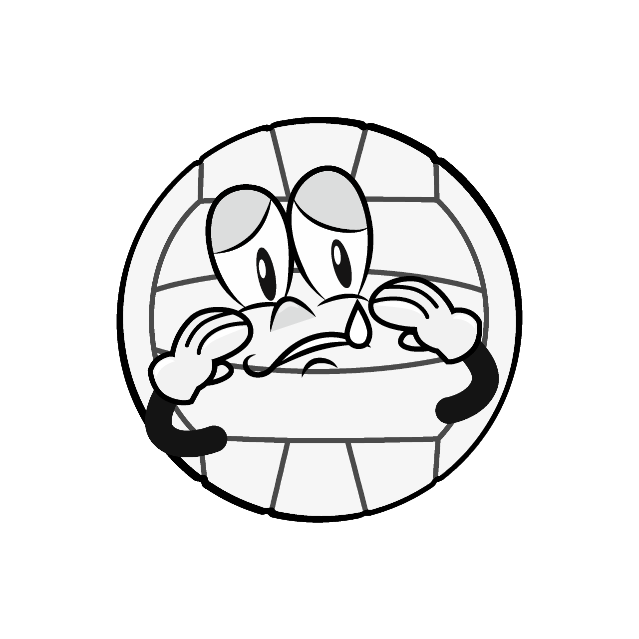 Sobbing Volleyball