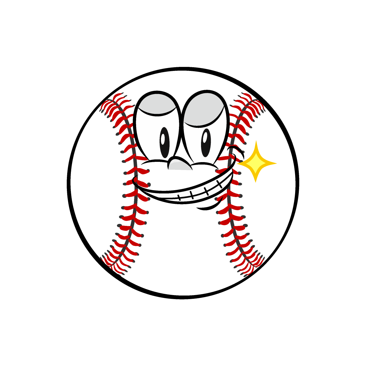 Grinning Baseball