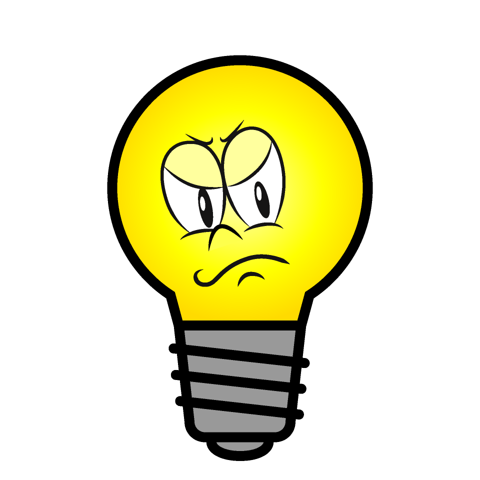 Angry Light Bulb