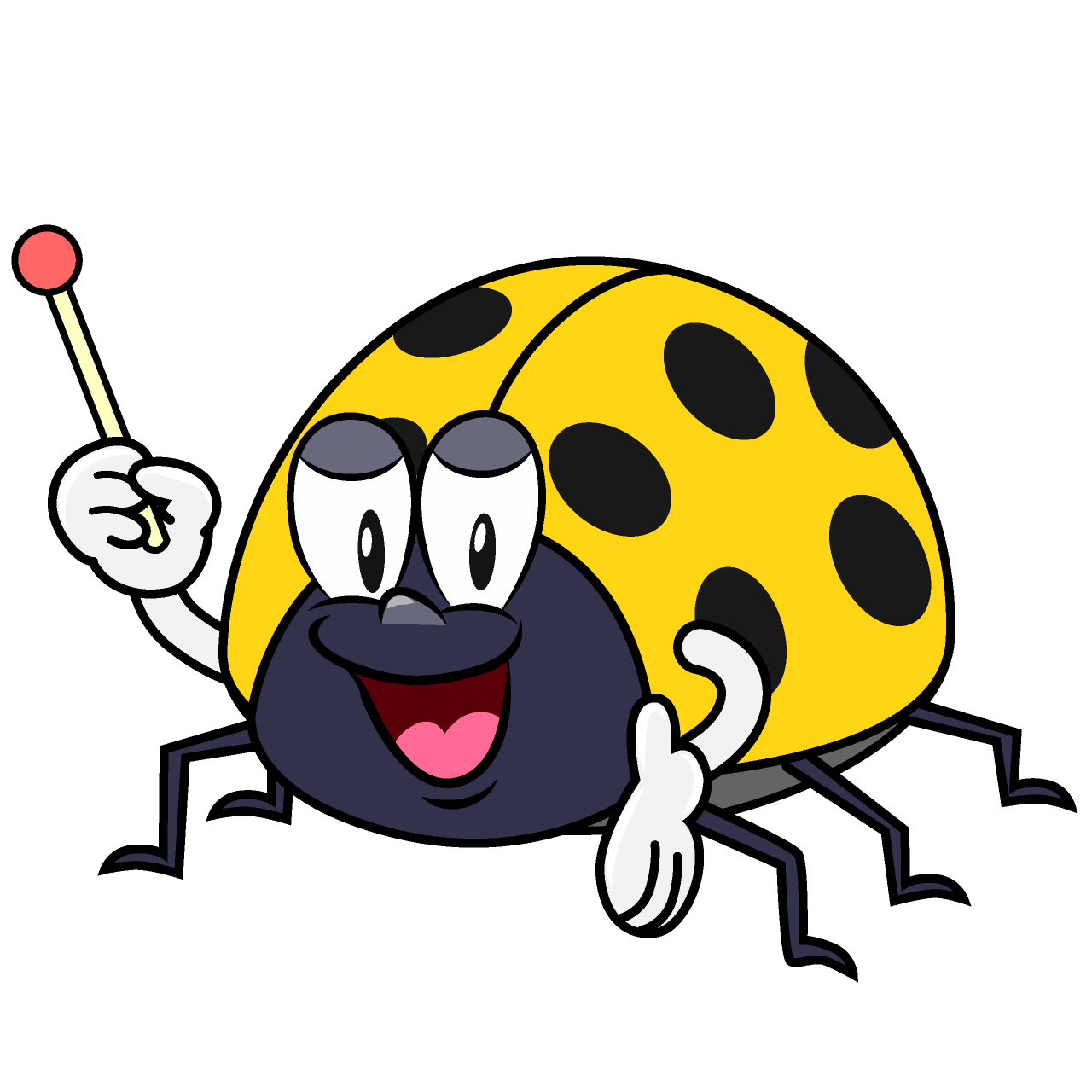 Speaking Yellow Ladybug
