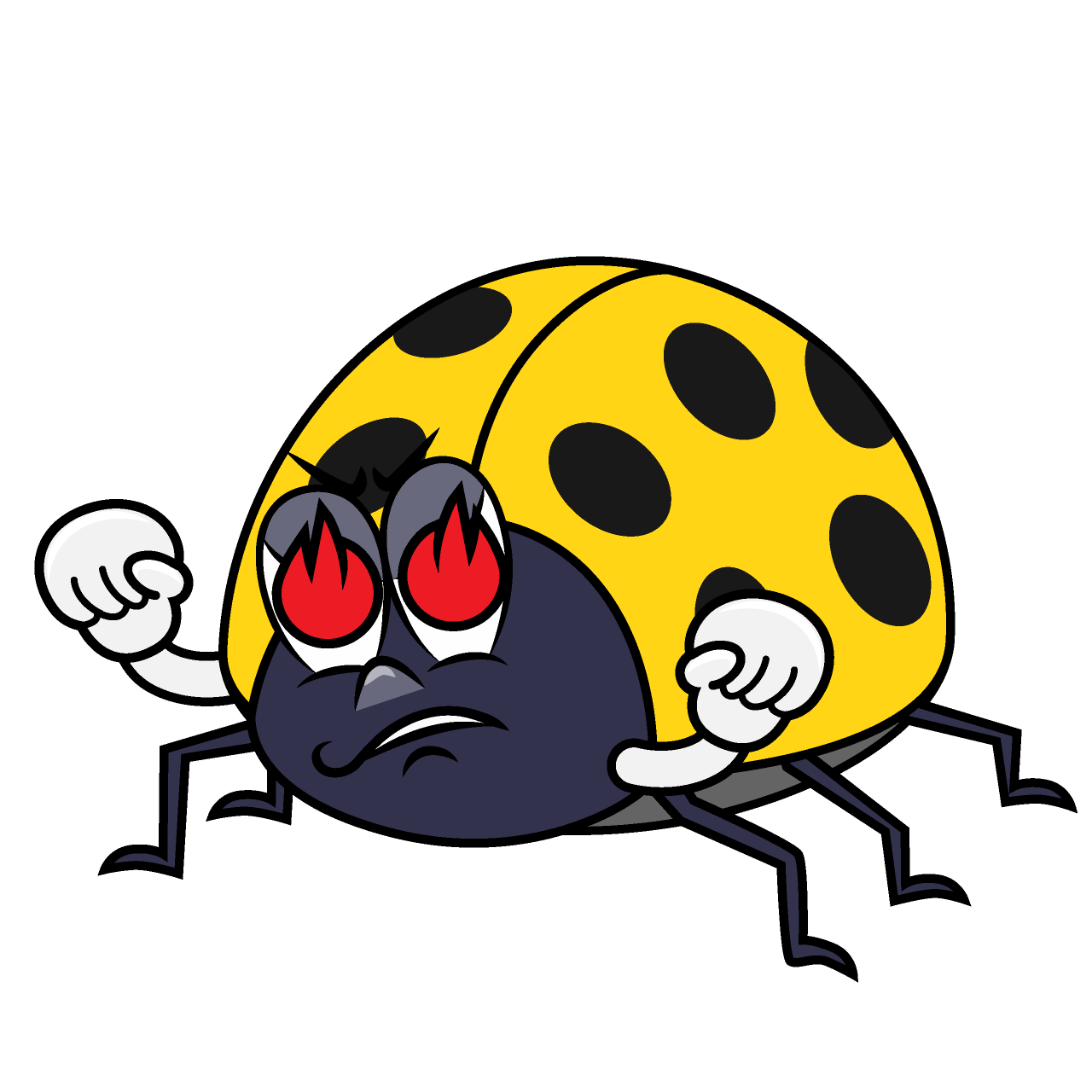 Enthusiasm Yellow Ladybug