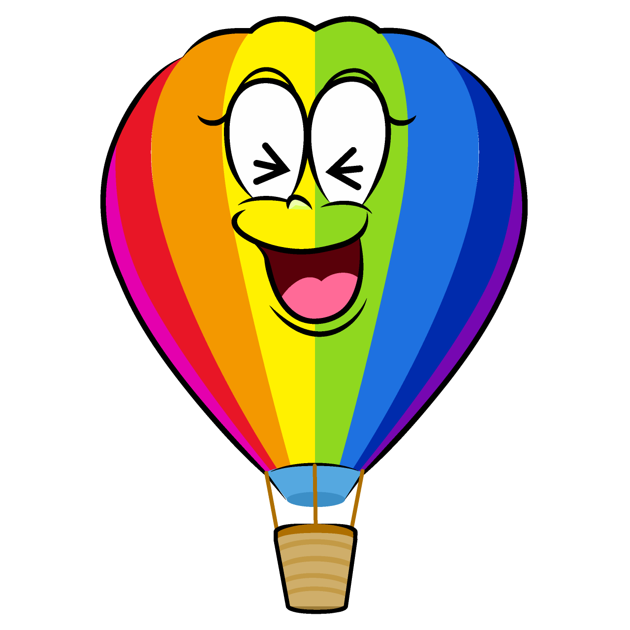 Laughing Rainbow Airballoon