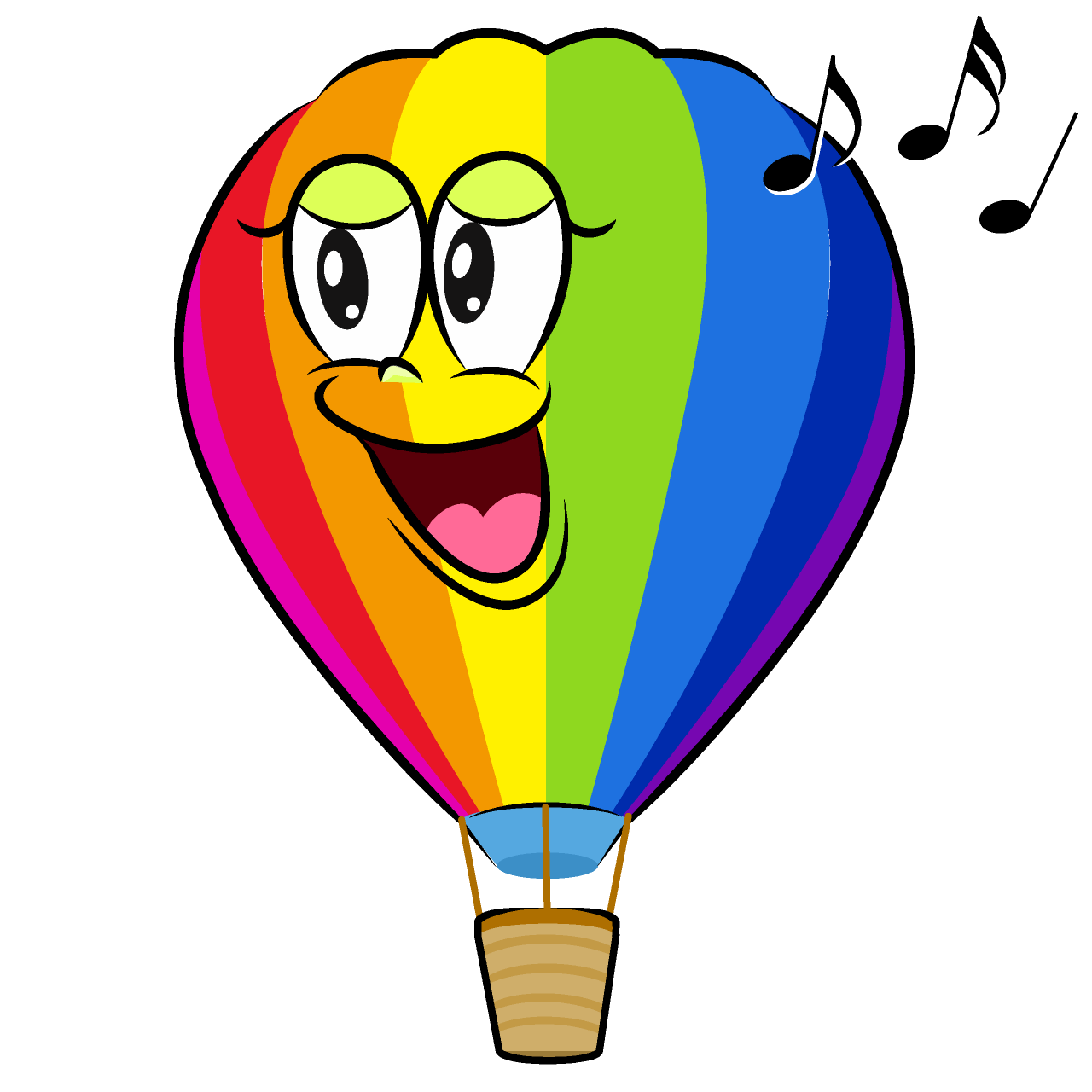 Singing Rainbow Airballoon