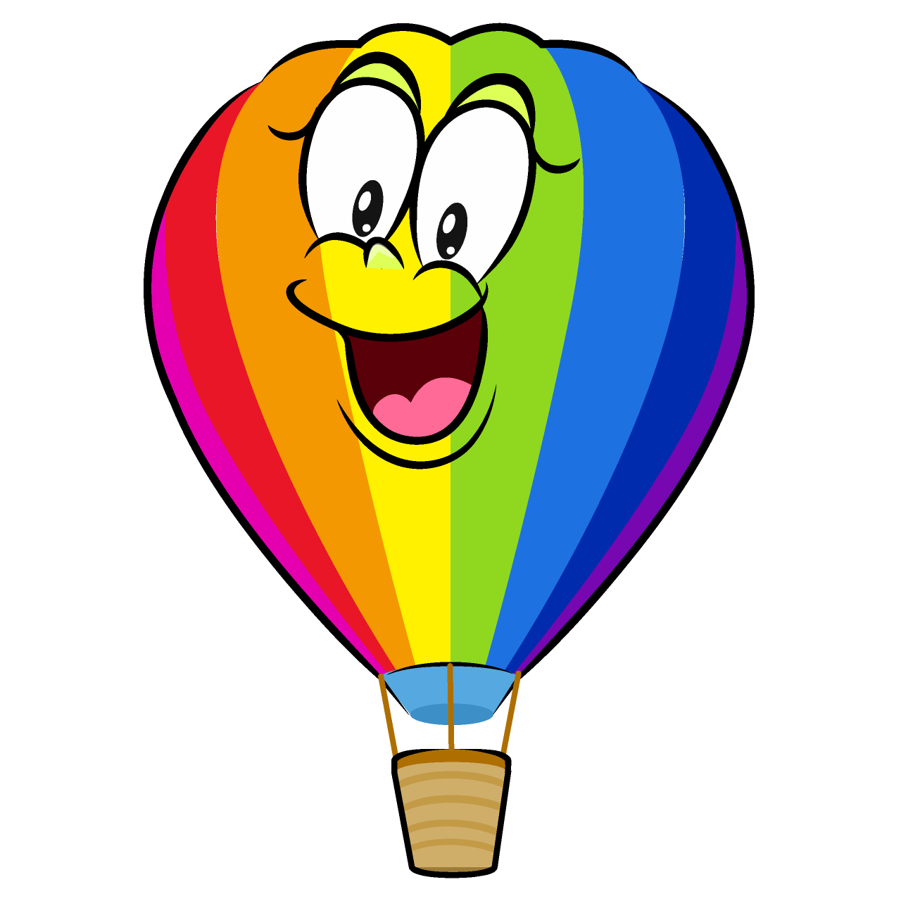 Surprising Rainbow Airballoon
