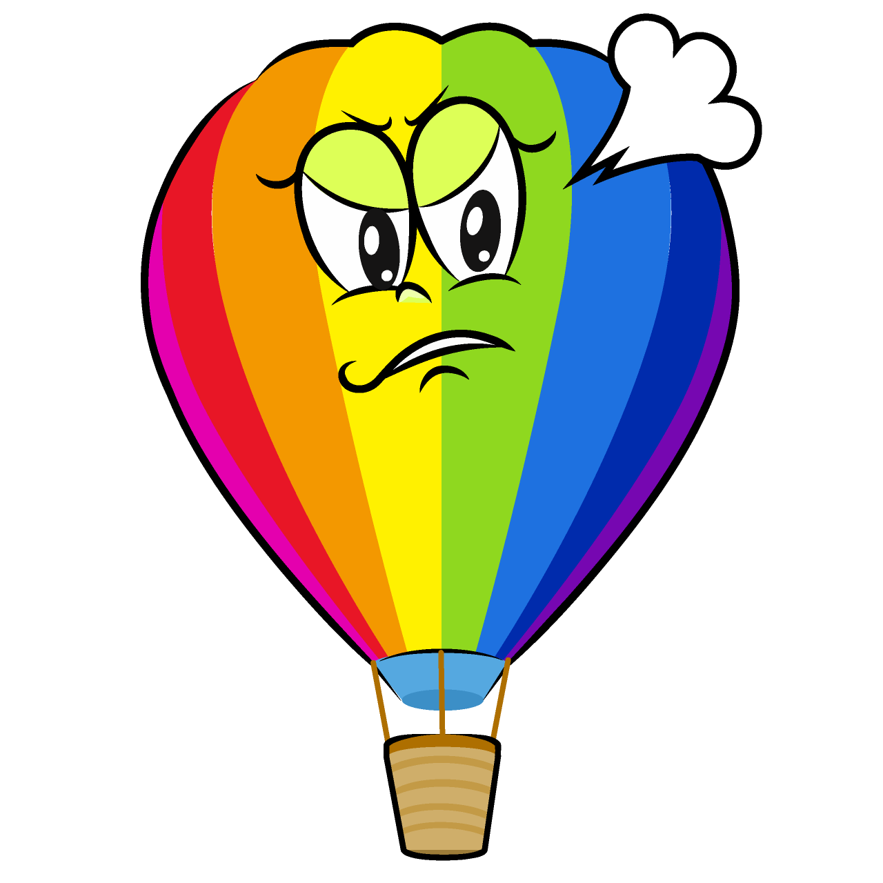 Angry Rainbow Airballoon