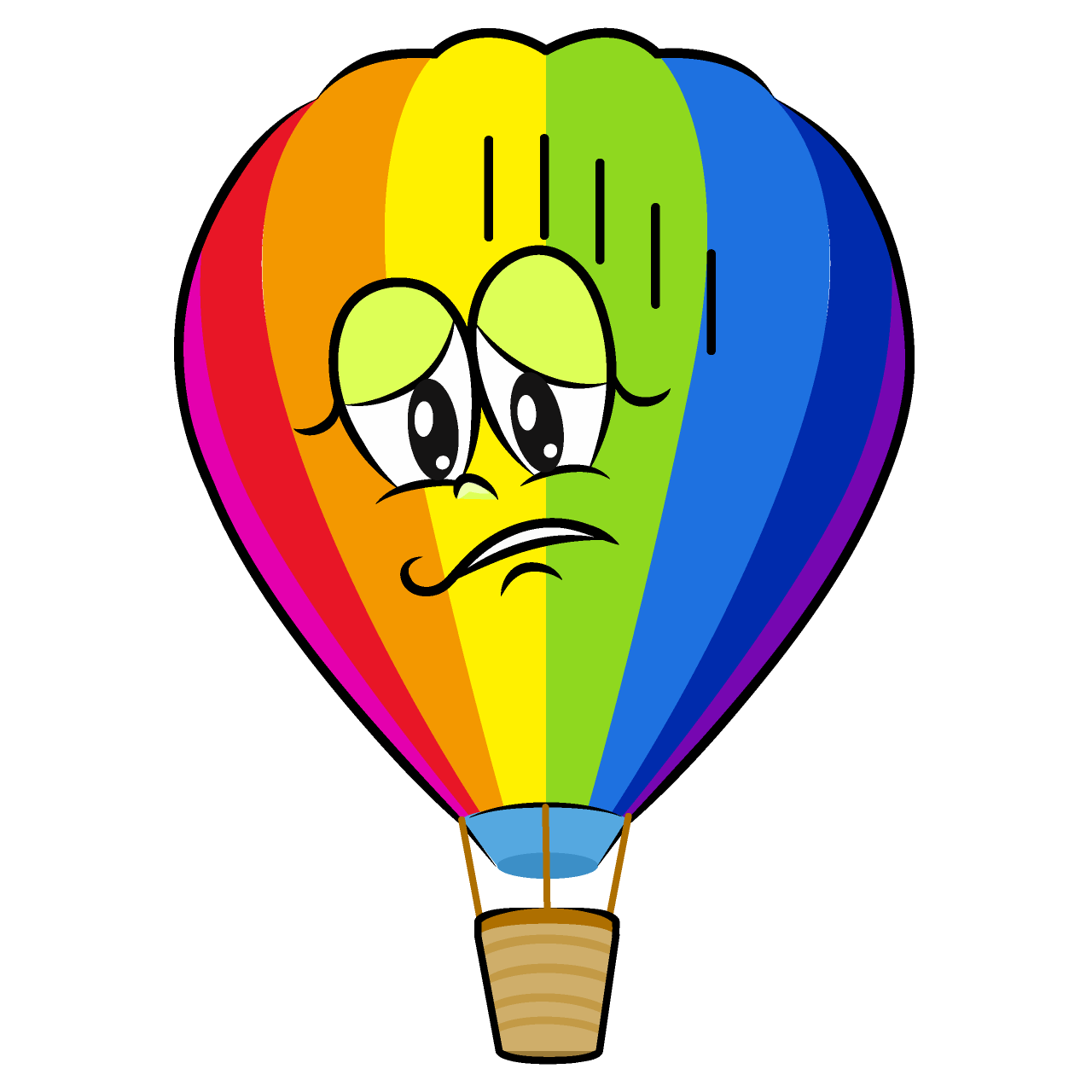 Depressed Rainbow Airballoon