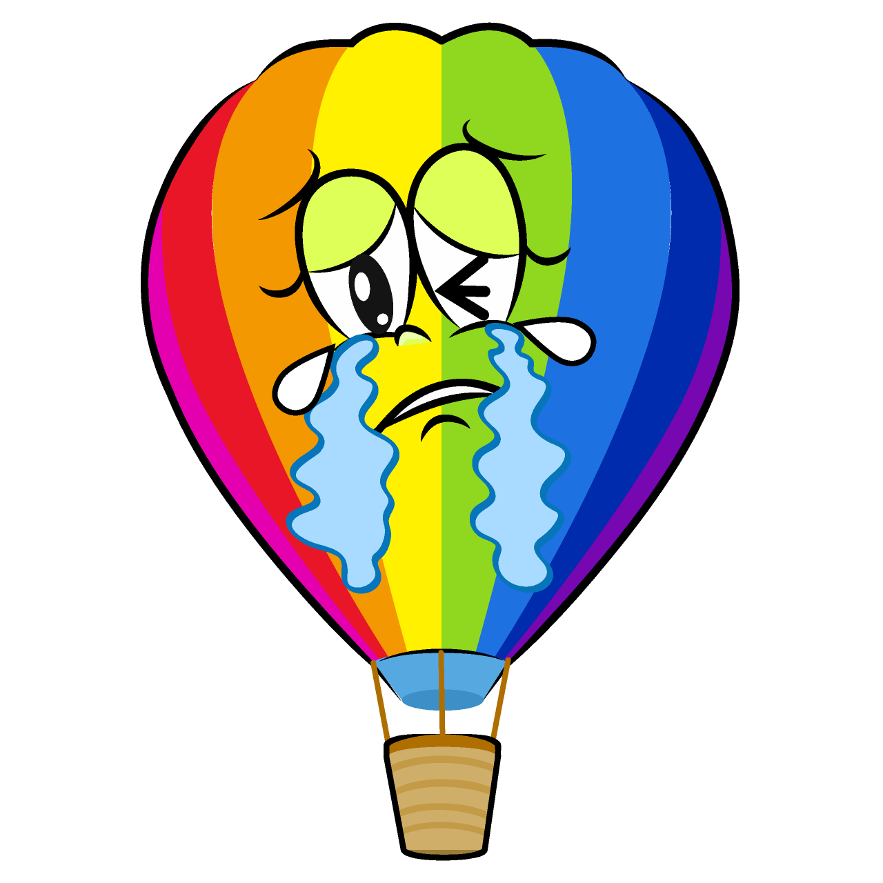 Crying Rainbow Airballoon