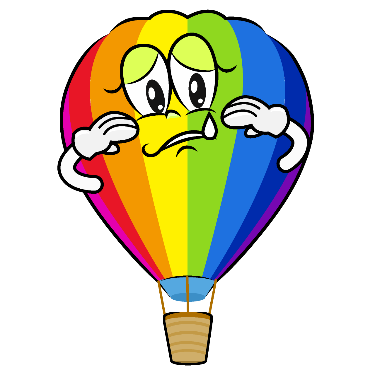Sad Rainbow Airballoon