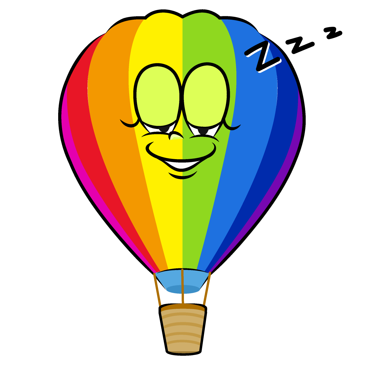 Sleeping Rainbow Airballoon