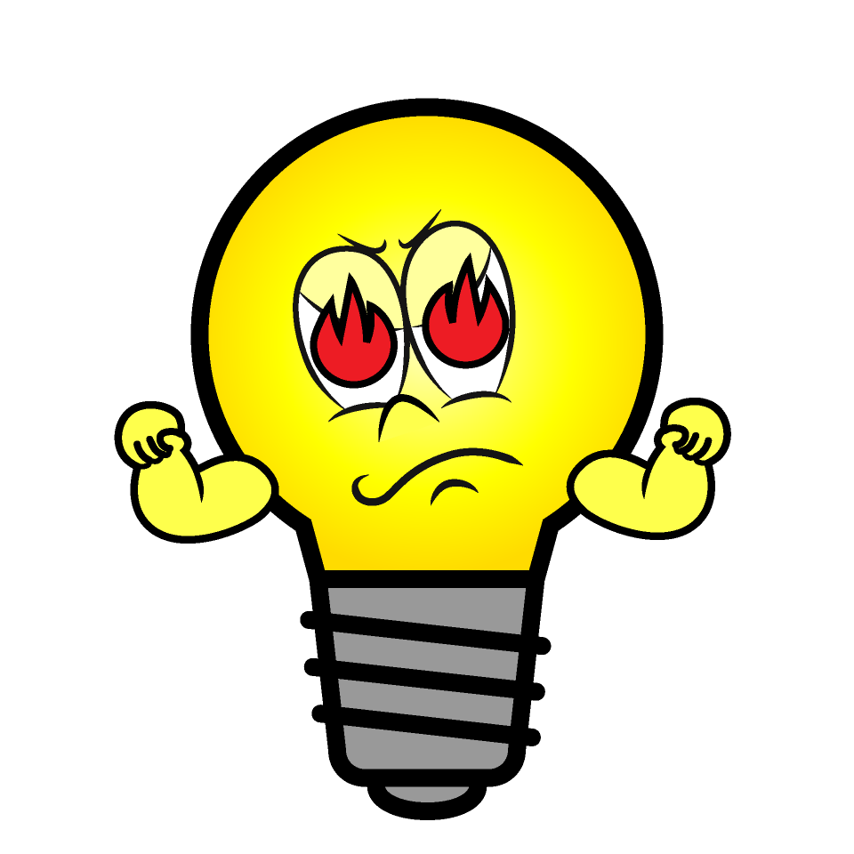 Burning Light Bulb