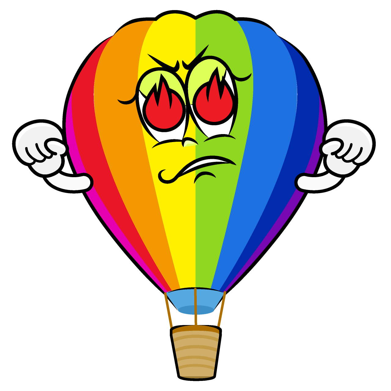 Enthusiasm Rainbow Airballoon