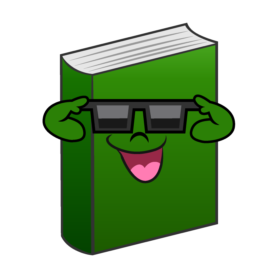 Book with Sunglasses