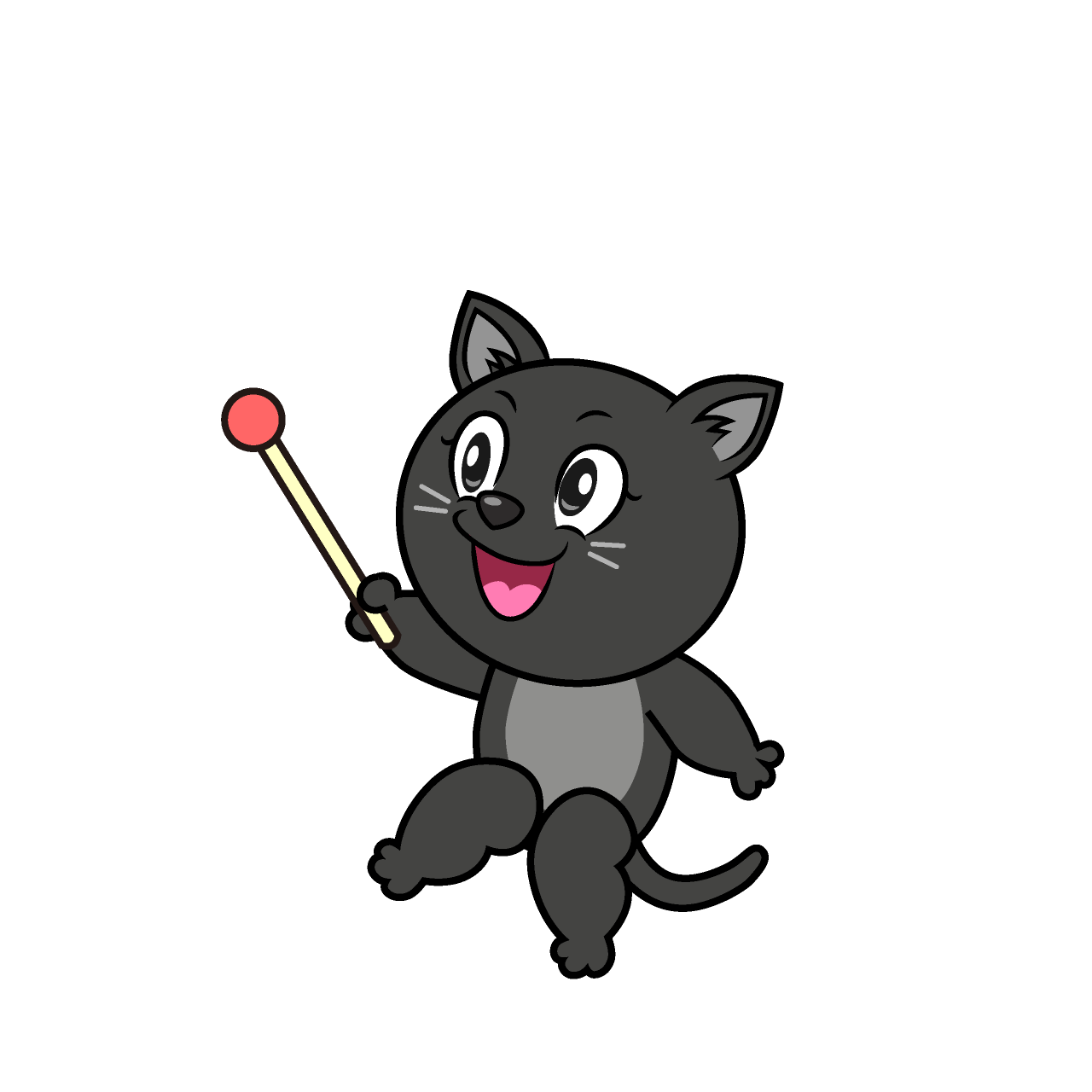 Speaking Black Cat