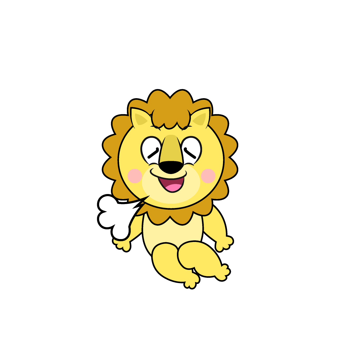 Relaxing Lion