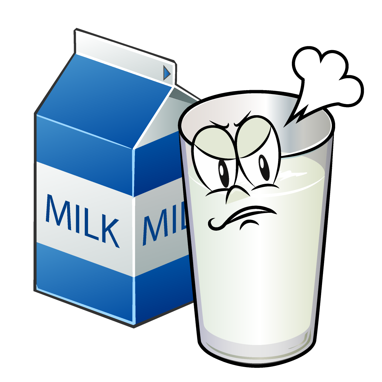 Leche Enojado