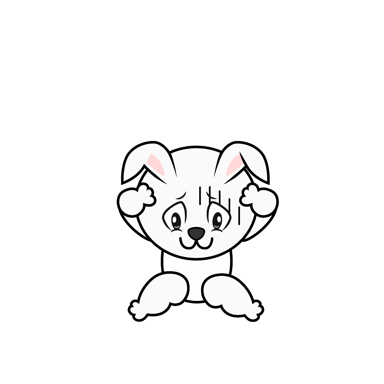 Depressed White Rabbit