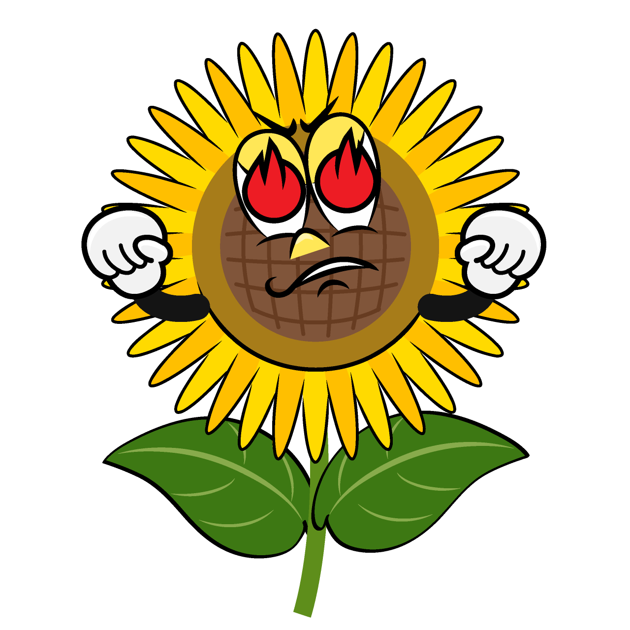 Burning Sunflower