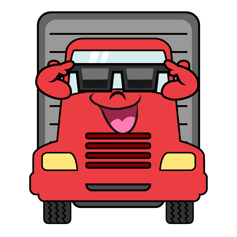 Truck with Sunglasses
