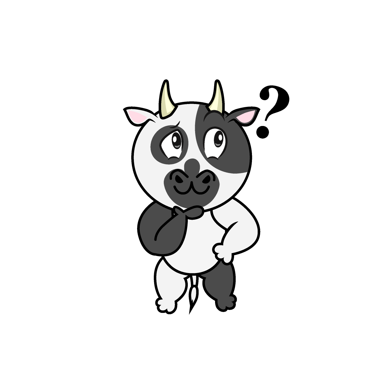 Thinking Cow