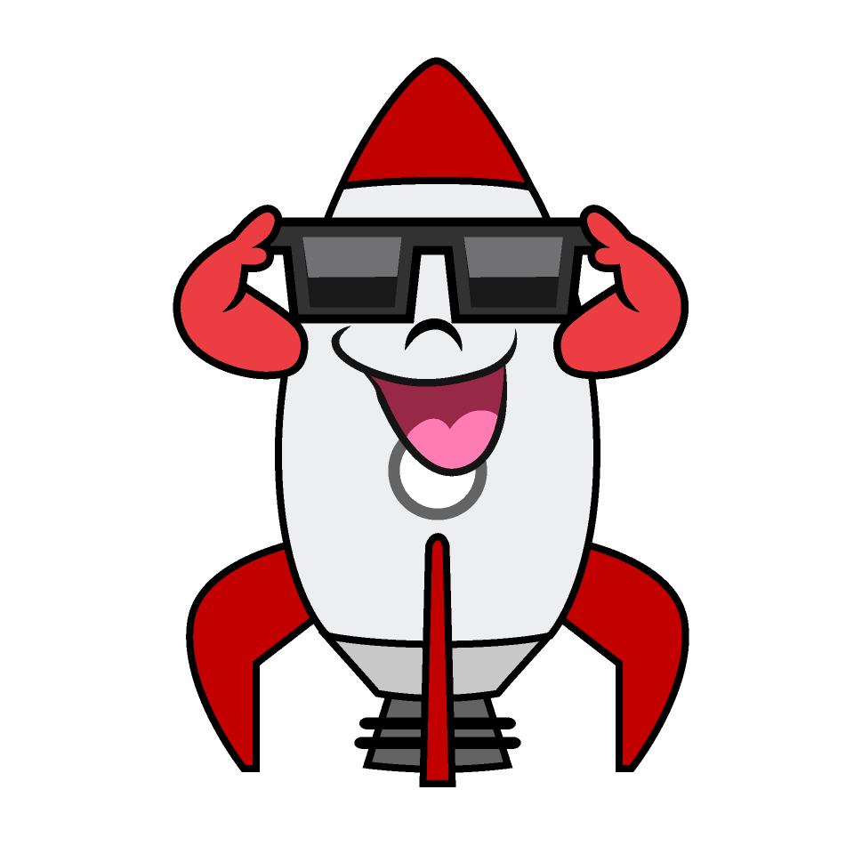 Rocket with Sunglasses