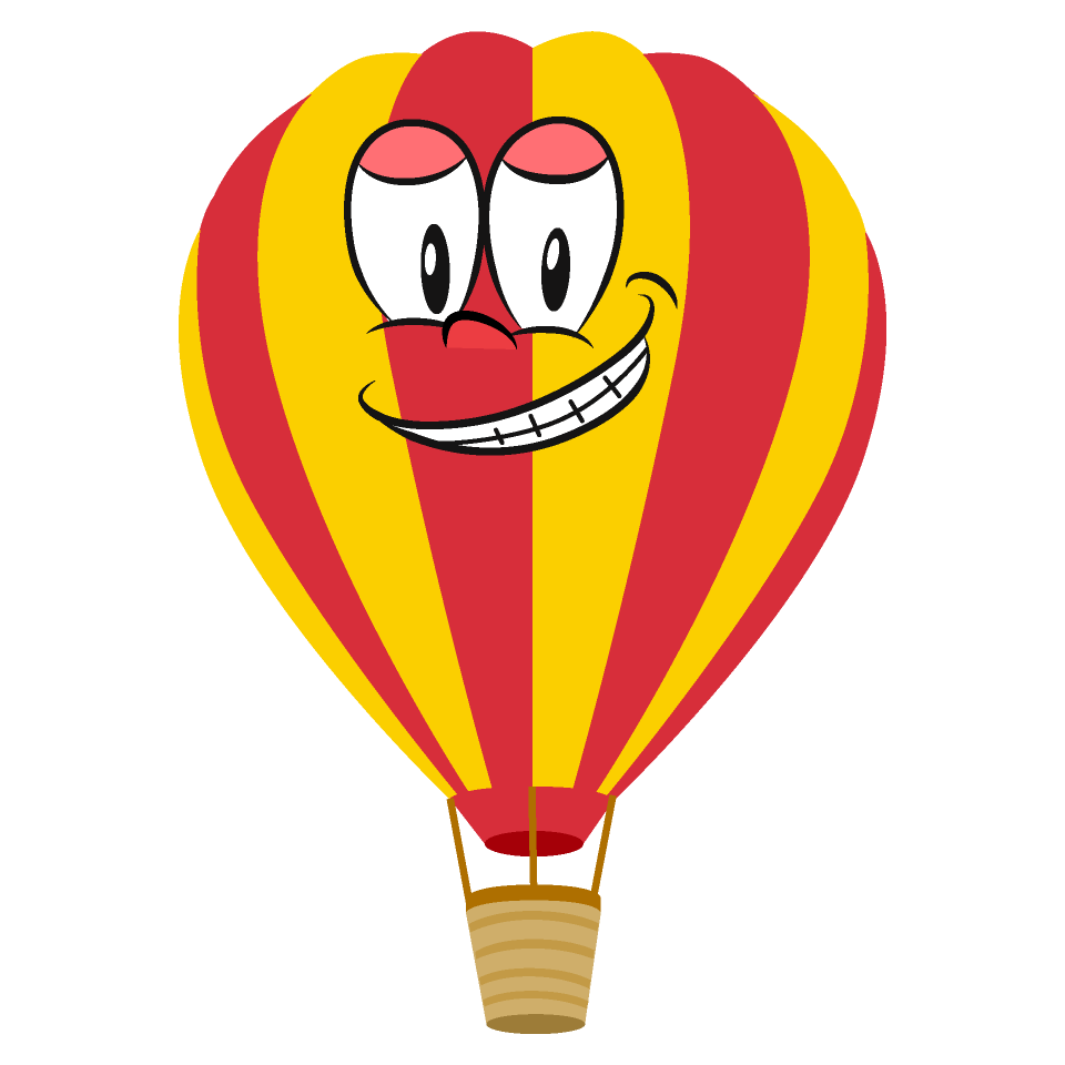 Grinning Hot Air Balloon