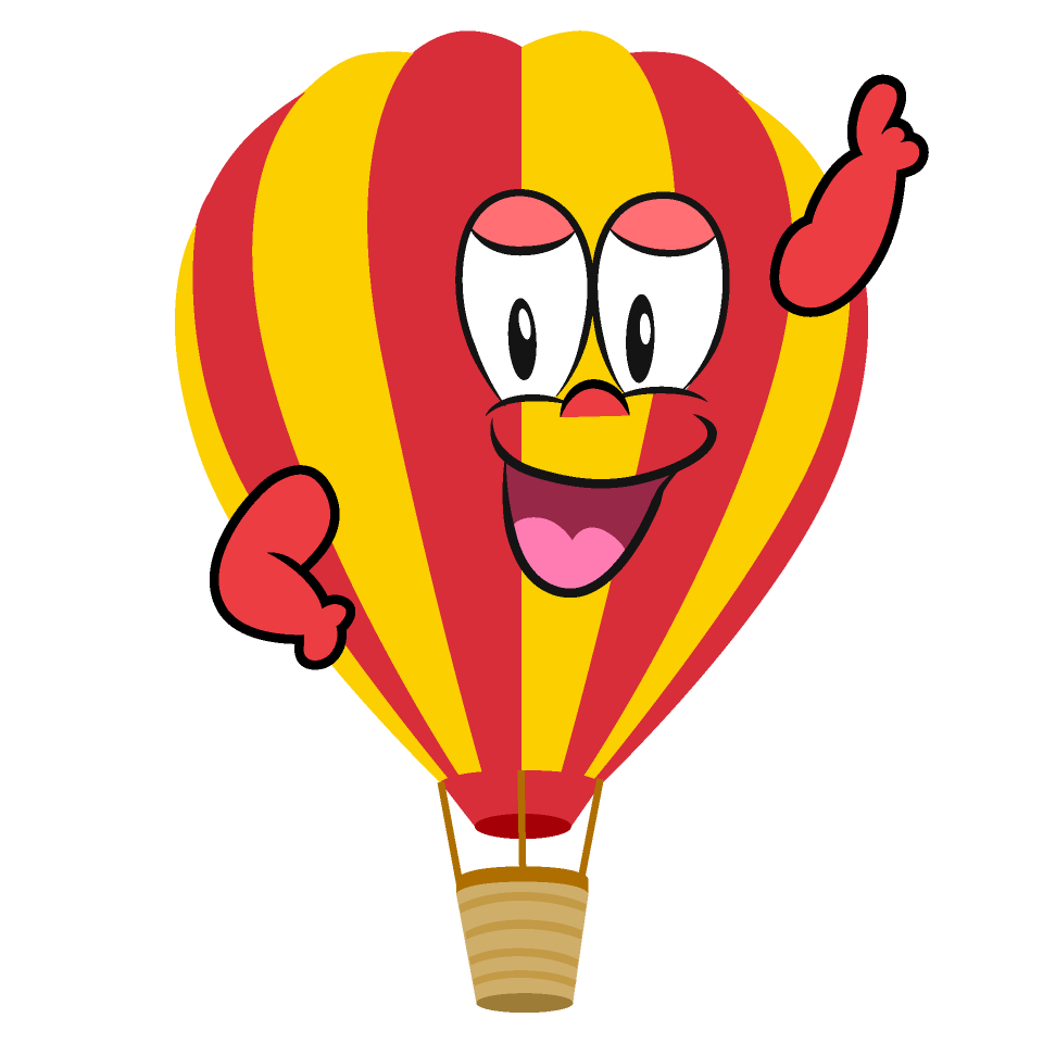 Posing Hot Air Balloon
