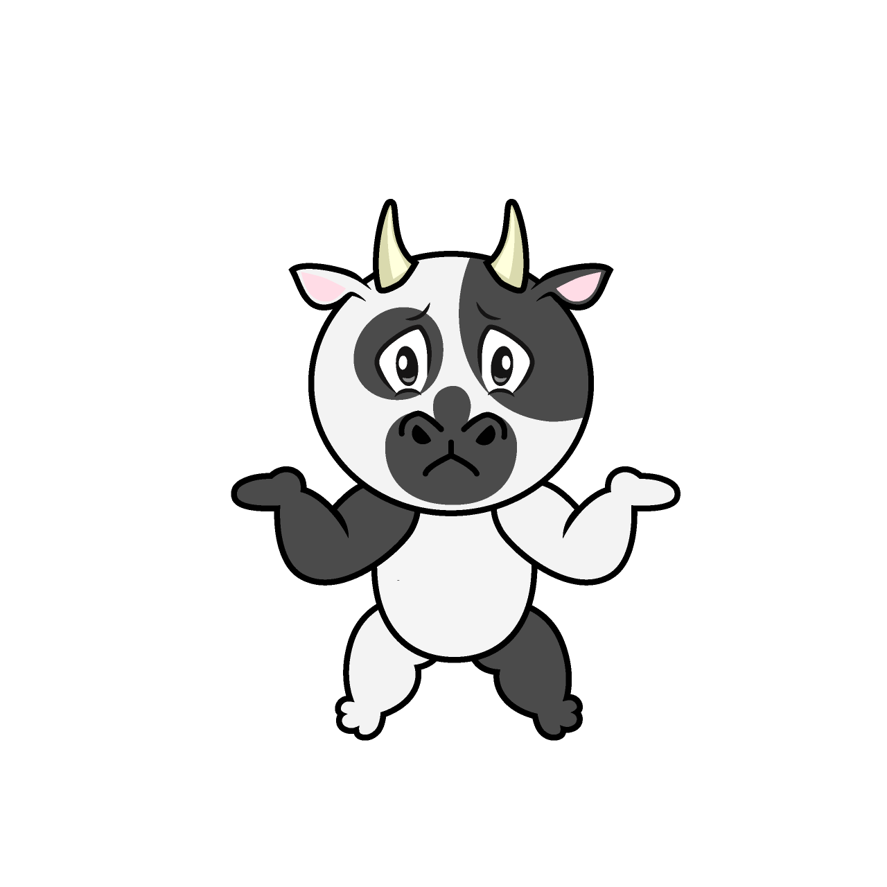 Troubled Cow