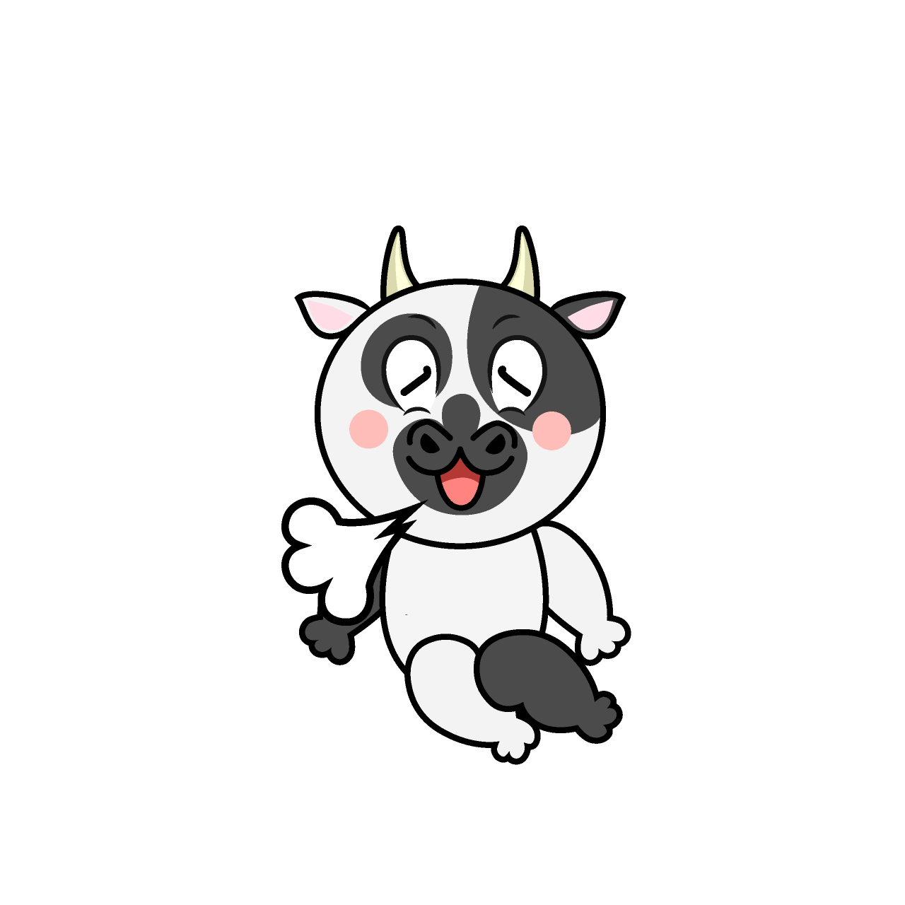Relaxing Cow