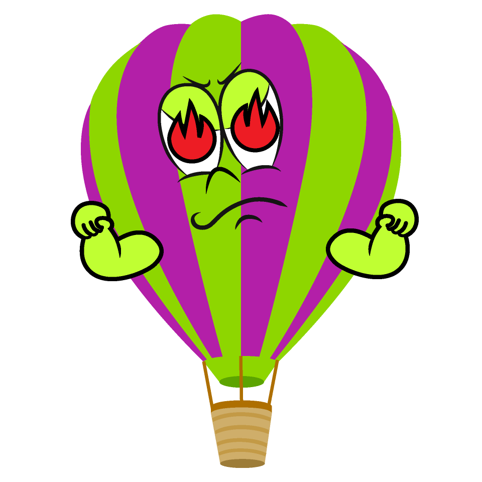 Furious Hot Air Balloon