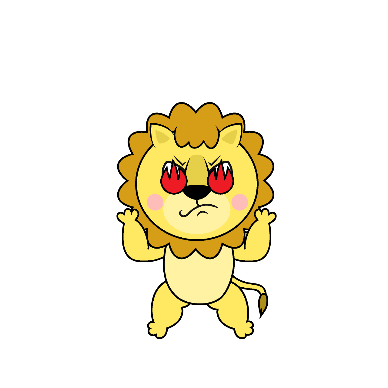 Enthusiastic Lion