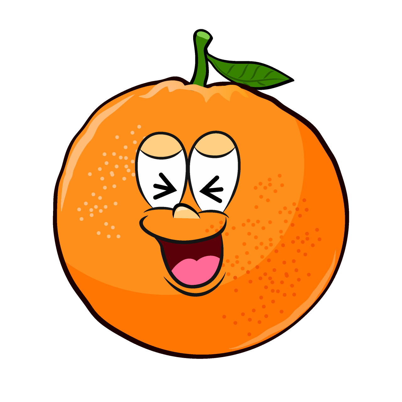 Laughing Orange