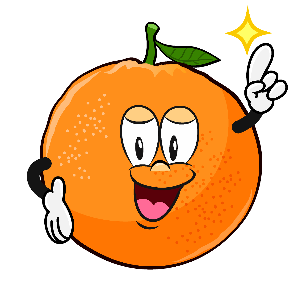 Posing Orange