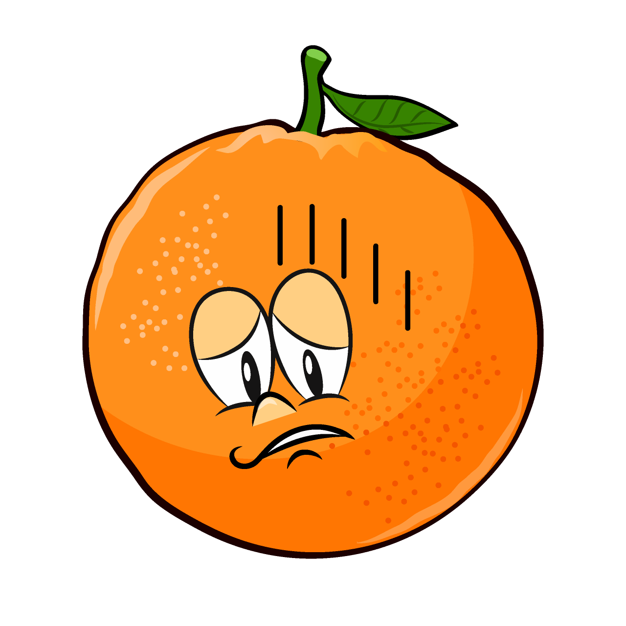 Depressed Orange