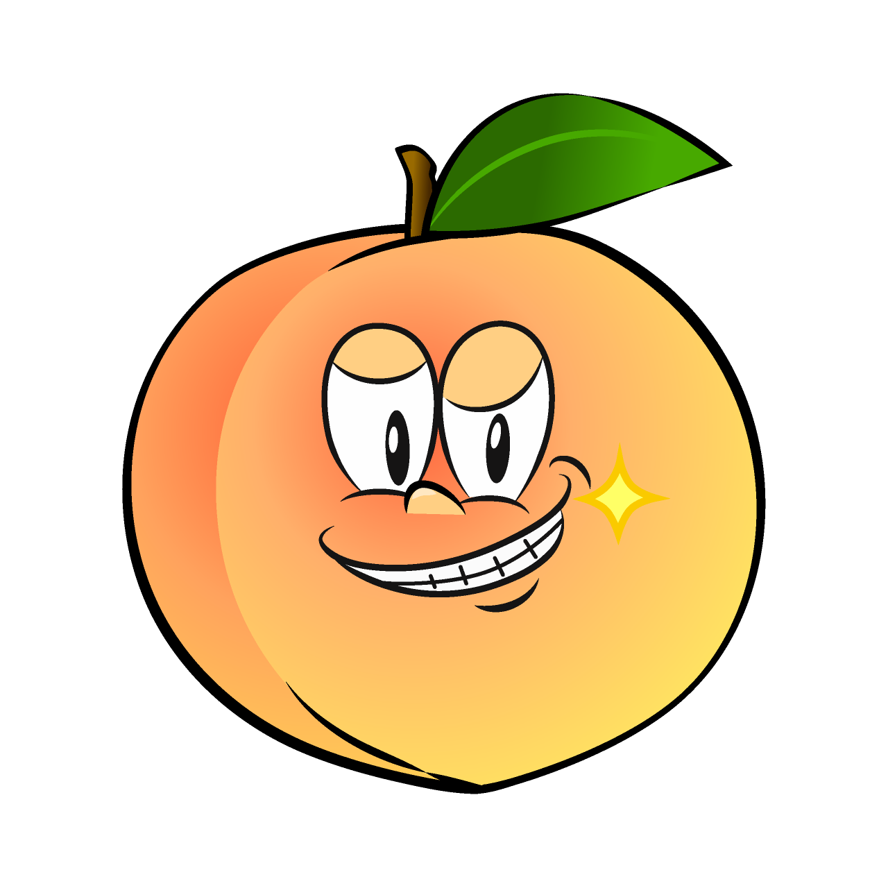 Grinning Peach