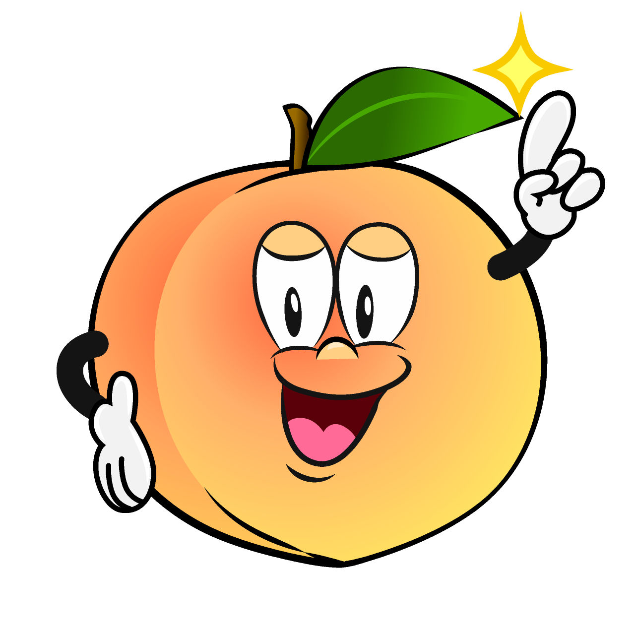 Posing Peach