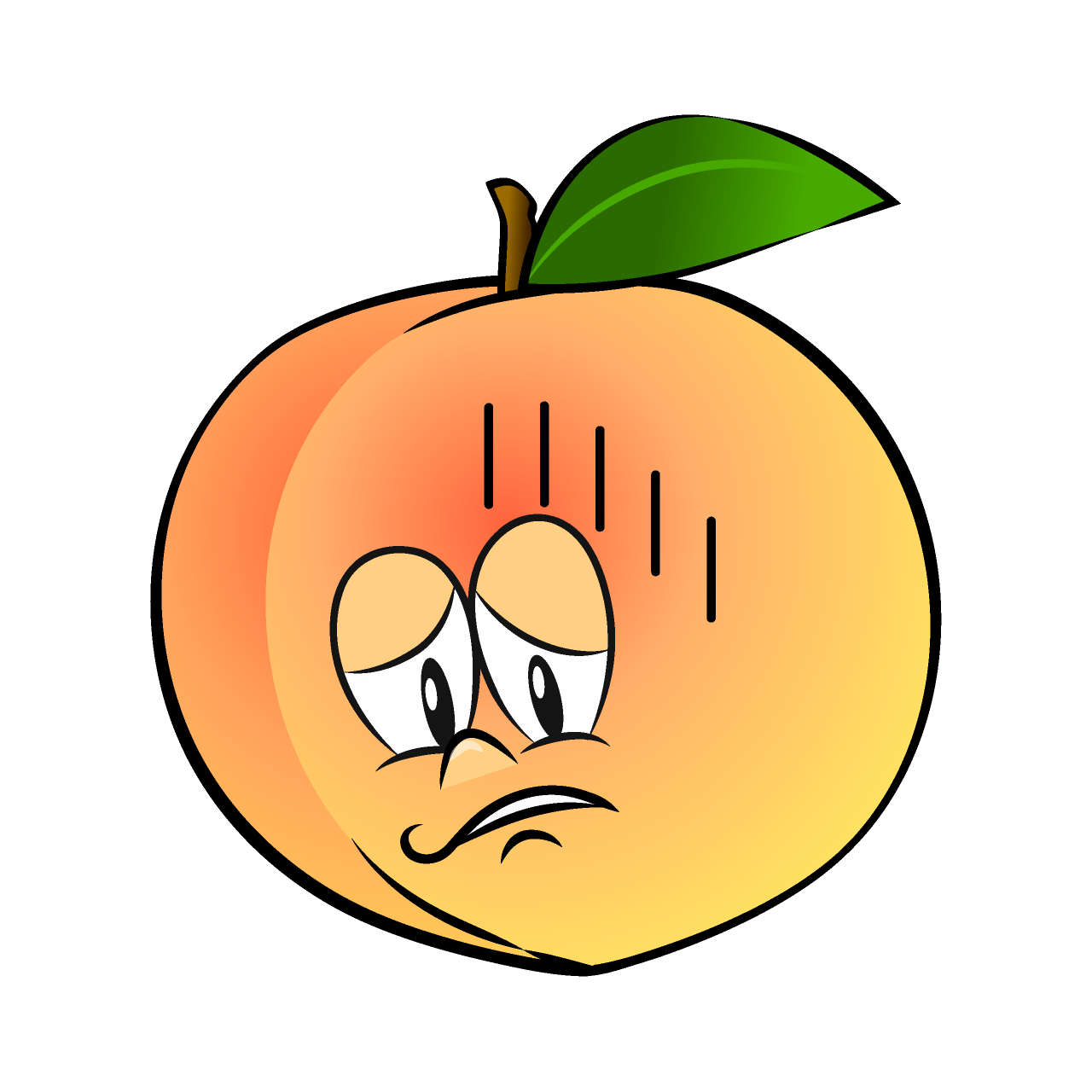 Depressed Peach