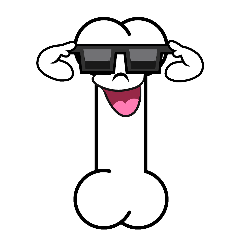 Bone with Sunglasses